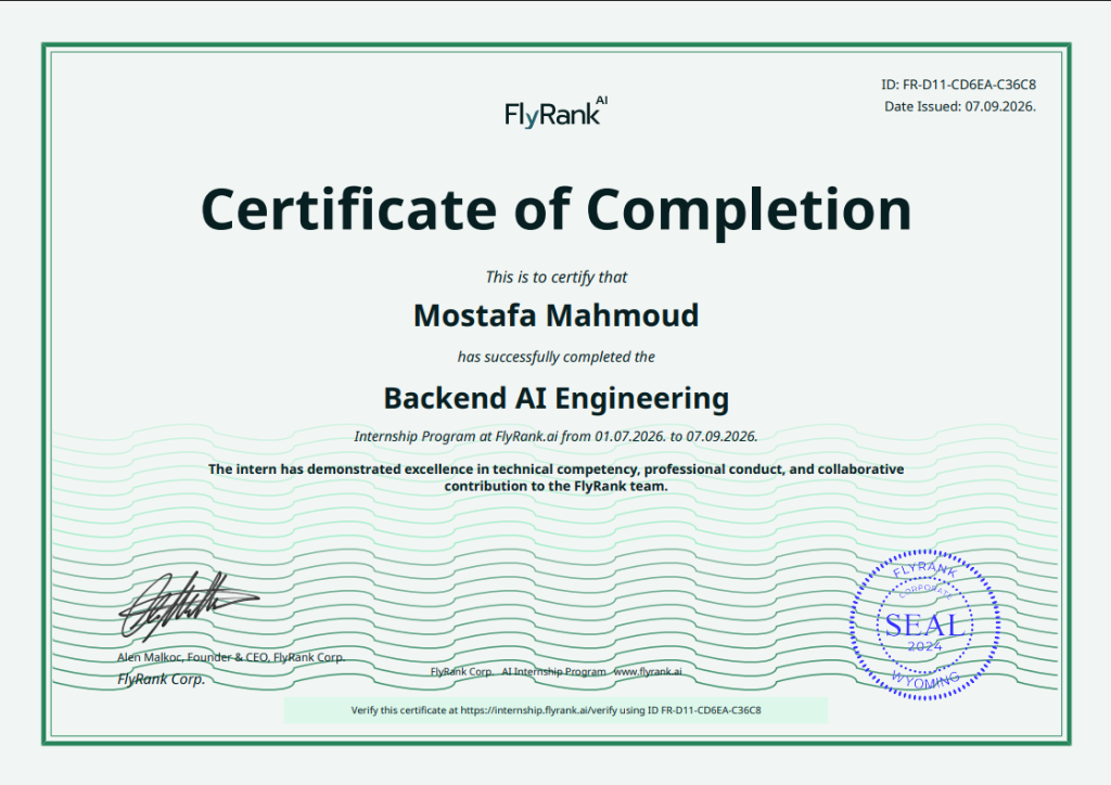 Backend AI Engineering